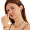 Set pendientes y colgante Nudo Alexah